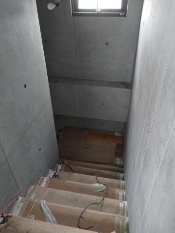 立竑清水模塗裝工程 - 樓梯空間