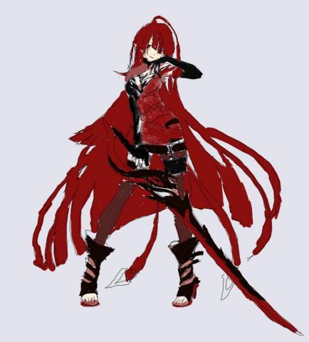 疾風繪畫教學 - 紅蓮女皇