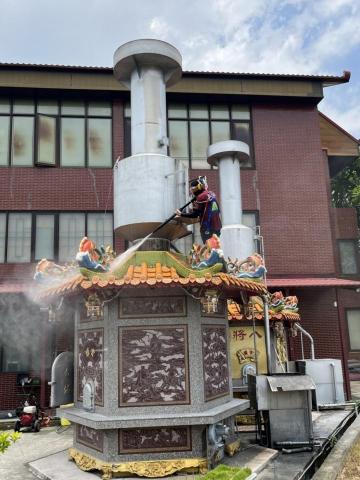 龍升雷射企業社 - 高壓清洗
金爐環保設備
室外地坪、室外外牆等清潔服務