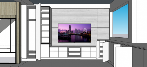 禎瑞設計工程號 - 與客人溝通3D粗模圖  03