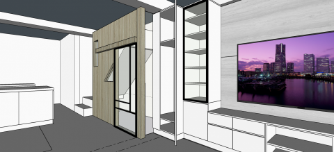 禎瑞設計工程號 - 與客人溝通3D粗模圖01