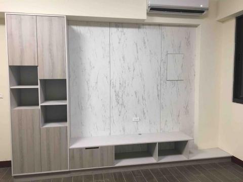 簡靖伊 - 電視櫃完工