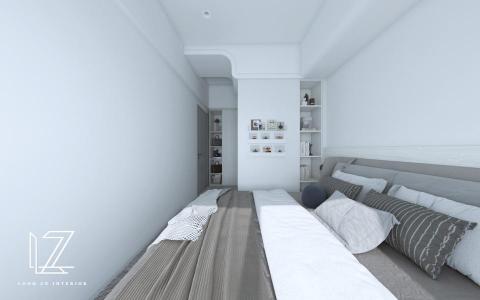 櫳澤室內空間設計 - 【 台中 ‧ 夢幻誠 】

▍小空間大夢想  ▍

高房價時代且空間侷限，如何在有限的空間，創造豐富的機能格局呢？

主臥房
以圓弧造型隱蔽樑體結構，區分閱讀臥榻、更衣室、雙人床擺放的位置，流線順暢，氛圍優雅。
將所有需求融入同一空間當中，讓空間能充分的利用。