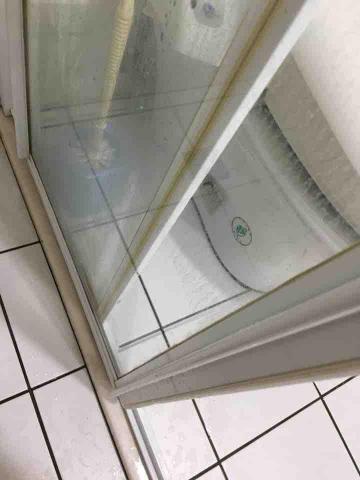 見清良品工程 - 局部處理，前後對比。右下角處理後