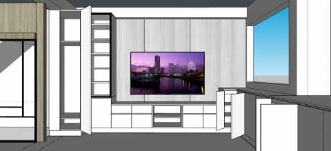 禎瑞設計工程號 - 與客人溝通3D粗模圖02