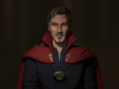 白天濟 - 3D雕塑人物建模