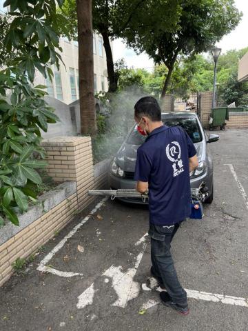 朱明忠 - 院外消毒