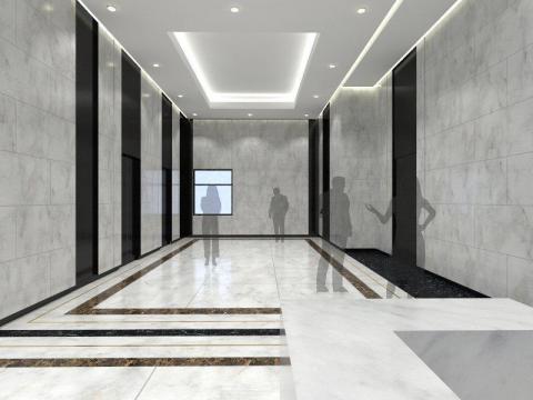 Paul  - 電梯廳室內設計效果圖
