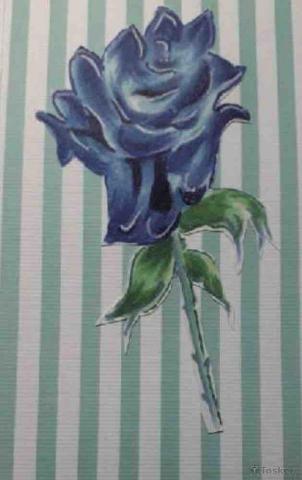 Pei - 藍玫瑰-手繪 Pei - 藍玫瑰-手繪