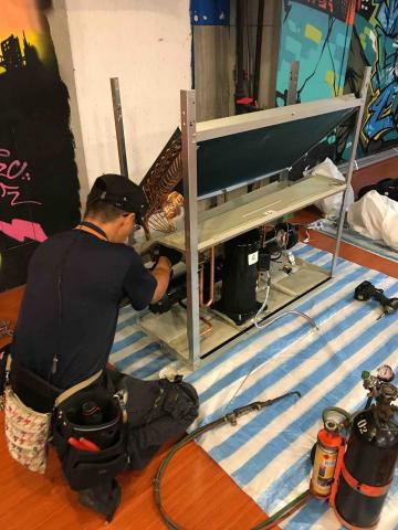 全鴻空調 - 水冷式箱型機安裝