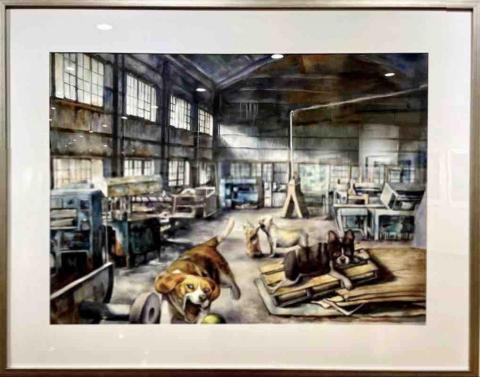 Molly Chang - 樂園（水彩）