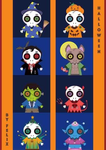 楊子鎬 - 電繪 / 萬聖節插畫