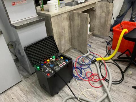 奇肌水電(喜管樂管路科技) - 緩周波水管堵塞清除過程