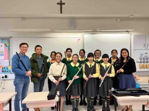 七節堂 - 到香港德望中學指導