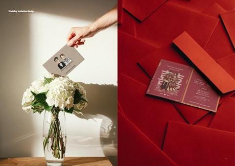 Eudorinla - 針對客戶想要的喜帖
手繪插畫、編排設計製作