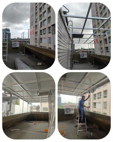 品欽工程行 - 頂樓搭建採光罩,
加朔鋁板與水槽和維修孔(水槽)
客戶滿意
完成 品欽工程行 - 頂樓搭建採光罩,
加朔鋁板與水槽和維修孔(水槽)
客戶滿意
完成