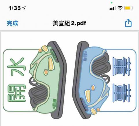 董董 - 社團幹部訓練各組工作證