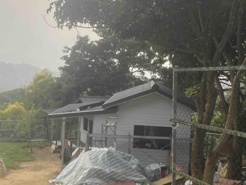 金宸工程-Ken - 卓蘭-小木屋 琉璃鋼瓦-麒麟麒麟板