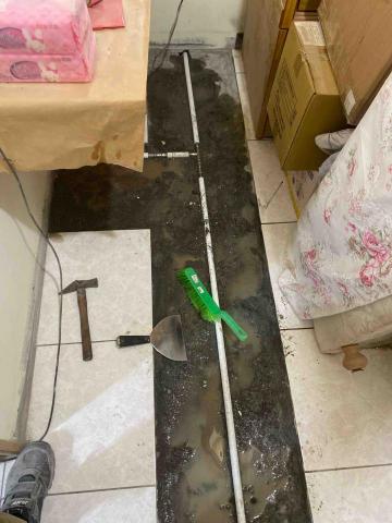 私家電匠⋯劉 - 重新配置熱水壓接管