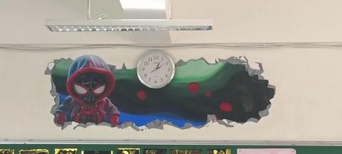 狠大支彩繪工作室 - 3D彩繪-小蜘蛛人