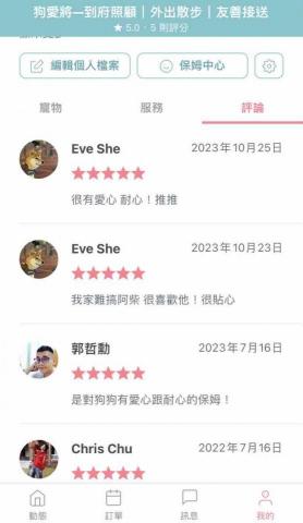 毛主子 - 飼主評價