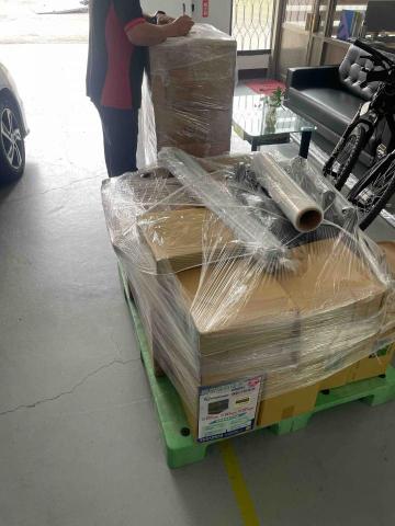 晟崵企業有限公司 - 展覽配送上貨前