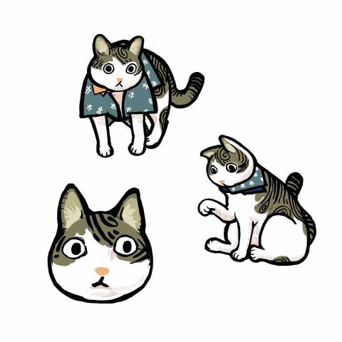 大山塗畫 - 小小貼圖