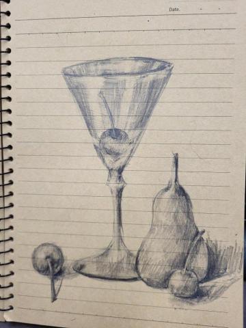 Karen Chen - 靜物鉛筆素描