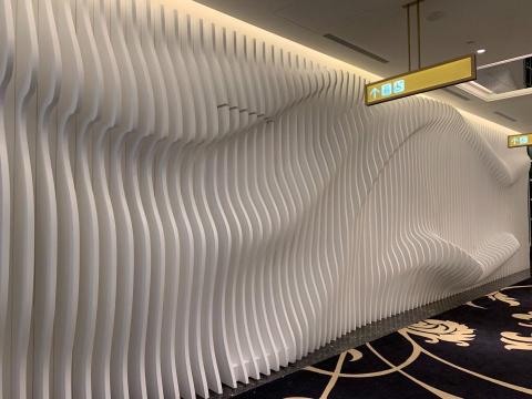 藝響構築室內裝修設計有限公司 - 店面打卡牆造型設計、曲面造型概念、特殊造型工法製作