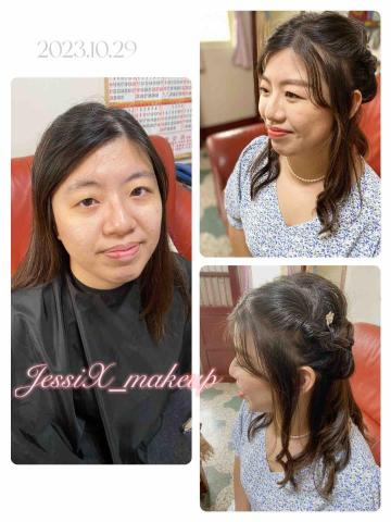 Jessie x studio潔莃工作室/彩妝造型/半永久紋 - 伴娘妝 親友妝