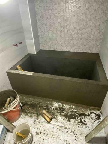 牆面鍛造師  啊晃 - 浴室浴缸合尺寸砌磚打底