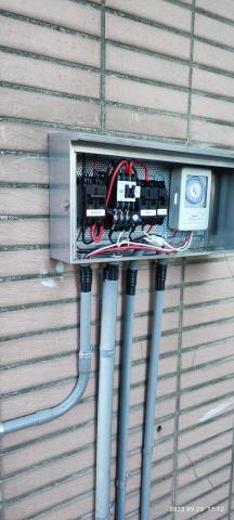 宸達工程行 - 社區時控感應式投射燈裝設