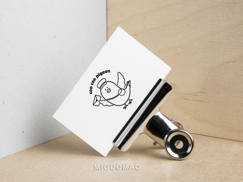 米果貓插畫設計工作室 - LOGO商標設計_coo coo pigeon 米果貓插畫設計工作室 - LOGO商標設計_coo coo pigeon