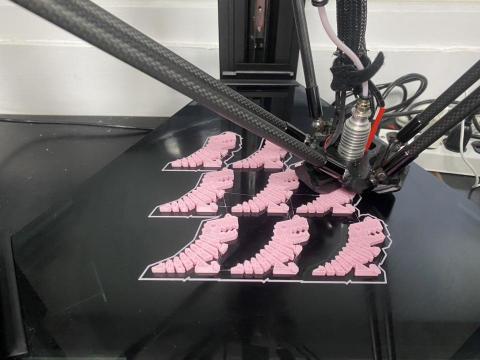 阿強匠心工作室 - 3D列印恐龍