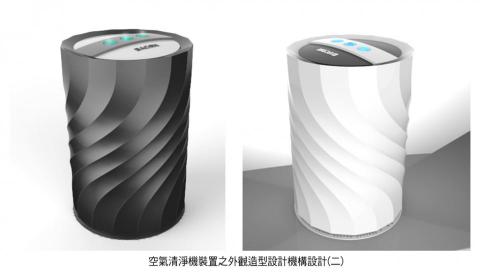 上上產品設計 - 空氣清淨機之外觀造型設計機構設計
