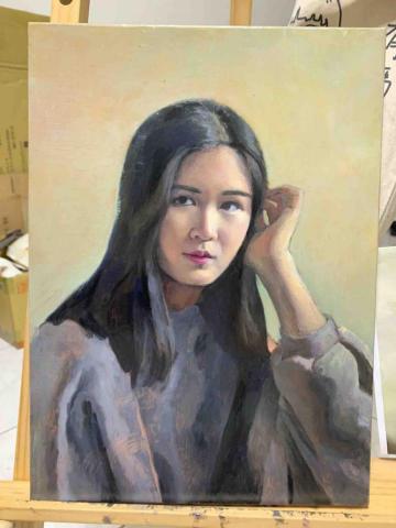 黃士芬 - 油畫人像練習 黃士芬 - 油畫人像練習