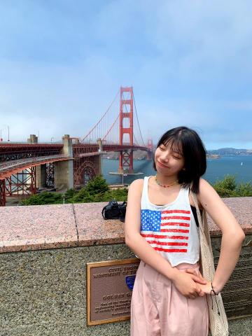 劉玟珊 - 在美生活（金門大橋）