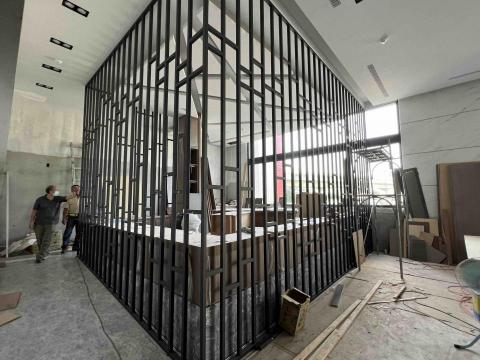 莊志偉 - #浩鑫不銹鋼
#社區大廳
#金屬屏風
