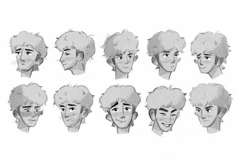 林愷暄 - 角色expression sheet
