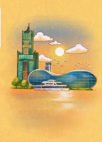 sandra - 水彩風景插畫