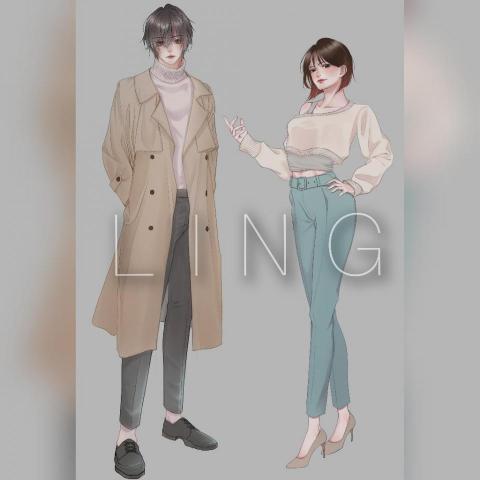 柳慕縈 - 人物立繪—簡單上色 柳慕縈 - 人物立繪—簡單上色