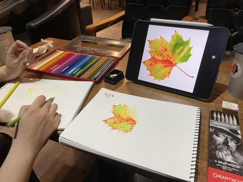 林峻賢 - 色鉛筆細節示範