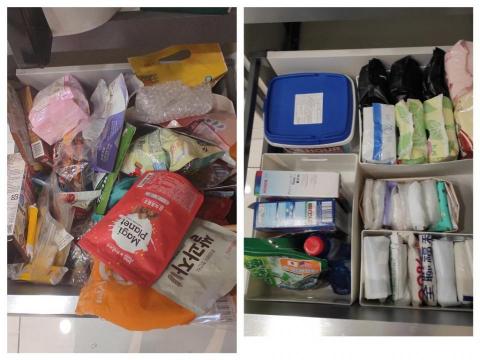 來整理吧！好新情 - 食品區改備用品收納區