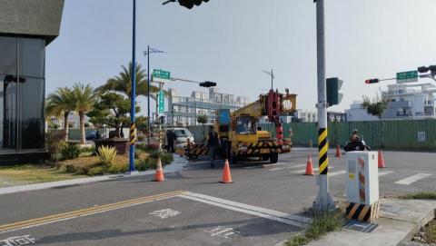 八風園藝 - 嘉義呂董事長委託大型盆栽,因排水不良,進行介質更換作業(吊掛作業進行中)