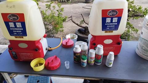 八風園藝 - 嘉義王董-田培區全區噴藥管理(作業前置配藥作業)