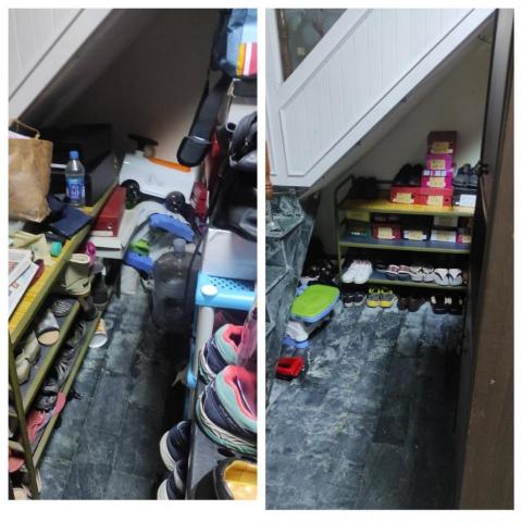 來整理吧！好新情 - 玄關置物架調整收納