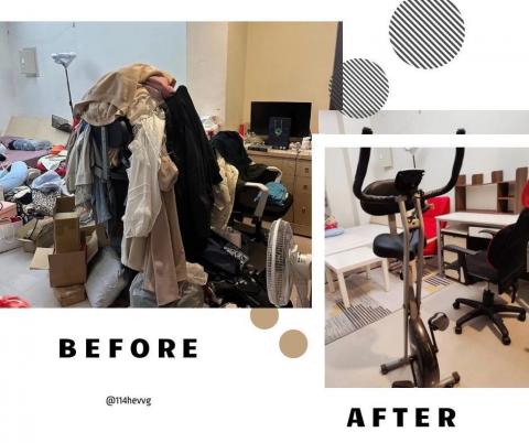 淨好整理家 - 被衣服淹沒的運動器材