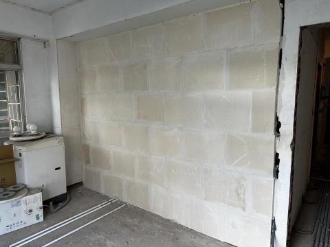 秉策工程 - 北投明德路石膏磚
