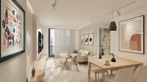 H.W studio | Beautiful Times./ - 室內建模+空間配置+模擬渲染