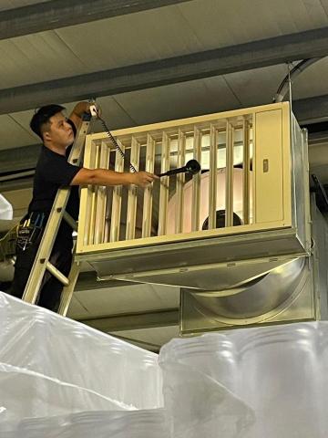 軒祐消防設計/工程/簽證/檢修 - 強制排煙風量測試